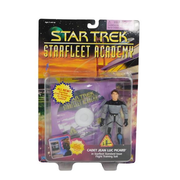 Playmates 1996 Star Trek Starfleet Academy Cadet Jean Luc Picard Action Figure - Picture 1 of 6